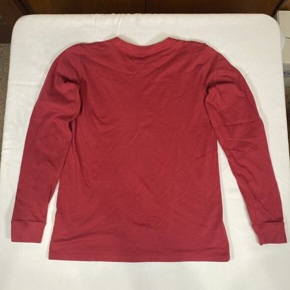 Life is Good Long Sleeve Max, Grinch Stole Christmas M Cotton Red T-Shirt - Picture 6 of 6